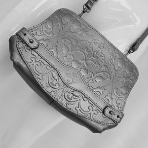 Pewter Patricia Nash Embossed Cross Body Bag
